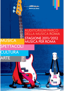 2011/2012 - Auditorium Parco della Musica