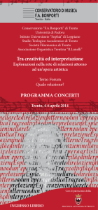 Tra creatività ed interpretazione