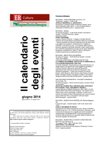 giugno 2014 - Regione Emilia Romagna
