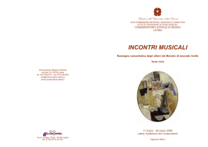 incontri musicali