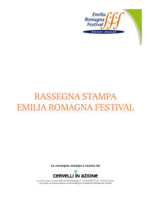 rassegna stampa emilia romagna festival