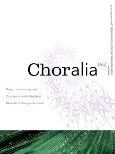 Choralia n. 65 - ott 2011