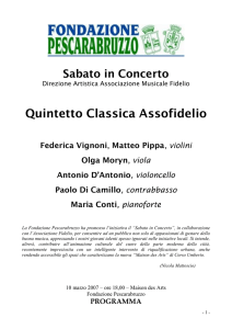 Biglietto sala Concerto 10 marzo 2007