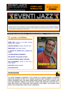 eventi jazz newsletter