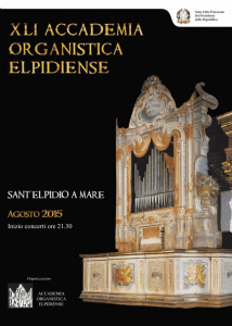 2015 - Accademia Organistica Elpidiense