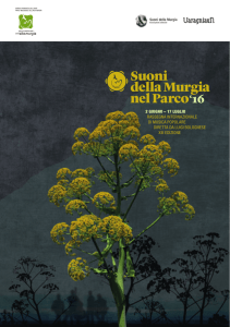 Brochure SDMnP 2016 - Suoni della Murgia