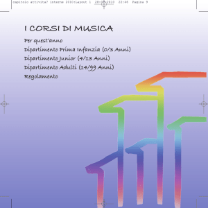 Scarica i corsi 2010/11 in pdf - Scuola Popolare di Musica Donna