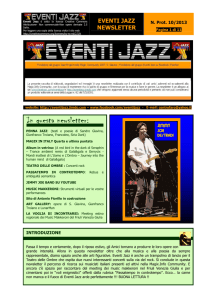 eventi jazz newsletter