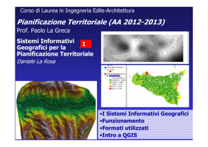 Pianificazione Territoriale (AA 2012-2013)