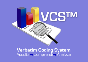 Verbatim Coding System