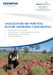 analizzatori xrf portatili: settore minerario e esplorativo