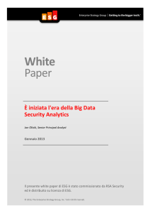 ESG: The Big Data Security Analytics Era is Here