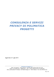 Consulenza Privacy - Polimatica Progetti