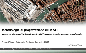 UD13 - Metodologia di progettazione di un SIT