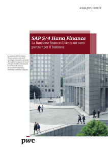 SAP S/4 Hana Finance