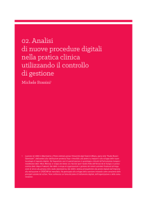 Analisi di nuove procedure digitali nella pratica clinica