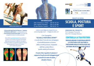 scuola, postura e sport - Master Posturologia Palermo
