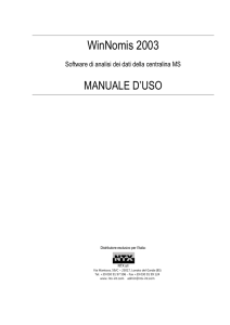 manuale software winnomis 2003 v775