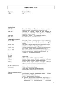 Iva Bolgiani - Net-MEGS - Università della Svizzera italiana