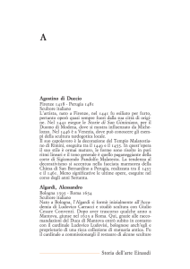 Agostino di Duccio Algardi, Alessandro Storia dell`arte