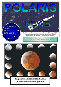 N. 52 - Settembre 2011 - Associazione Ligure Astrofili POLARIS