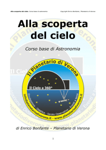 Alla scoperta del cielo