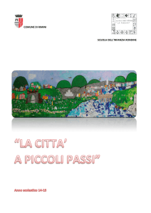 Progetto didattico “La città a piccoli passi”, as