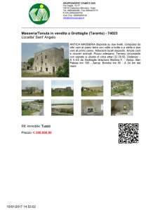Masseria/Tenuta in vendita a Grottaglie (Taranto)
