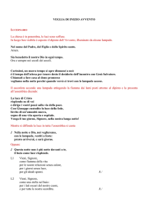 Veglia Inizio Avvento 2013 PDF - Diocesi di Piacenza