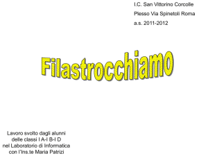 Diapositiva 1 - IC San Vittorino Corcolle