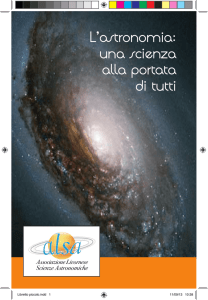 L`astronomia alla portata di tutti