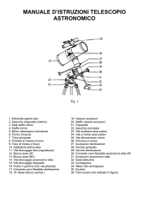 manuale ita telescopio