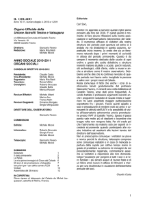 1 IL CiELADO Organo Ufficiale della Unione Astrofili Tesino e