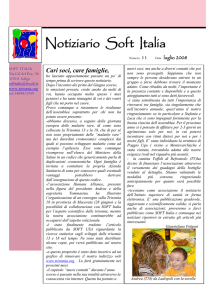 Notiziario n. 11 - Associazione Soft Italia