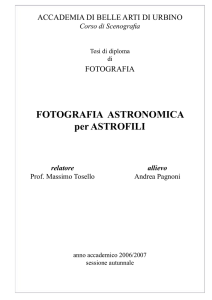 Tipi di fotografie astronomiche