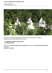 aiutaci a rimontare il grande tepee