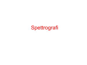 Spettrografi