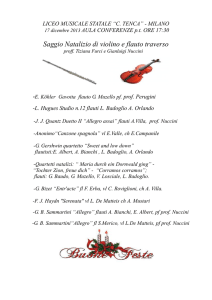 programma_violino_flauto - Liceo Statale Carlo Tenca