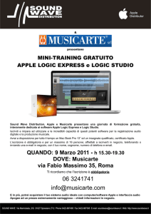 Locandina MiniTraining Apple - MUSICARTE