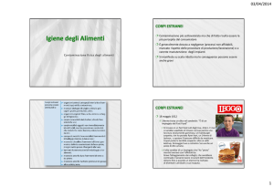 Igiene degli Alimenti - Dr. Milena Villarini