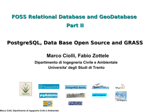 Database Management Systems - Università degli Studi di Trento