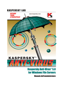 Kaspersky Anti-Virus® 5.0 for Windows File Servers