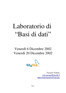 Appunti del laboratorio 1 e 2 (lab)