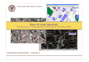 Basi di Dati Spaziali - Università degli Studi di Udine