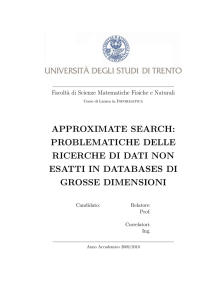 Tesi in Informatica dell`Università di Trento