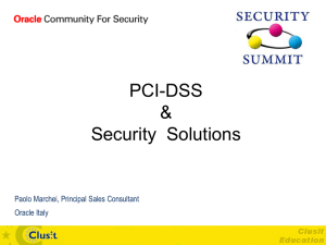 Gli Obiettivi della PCI-DSS