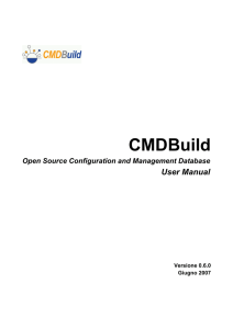 CMDBuild Open Source Configuration and Management Database
