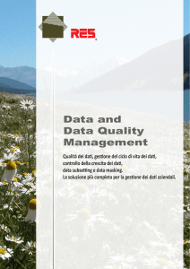 Data and Data Quality Management