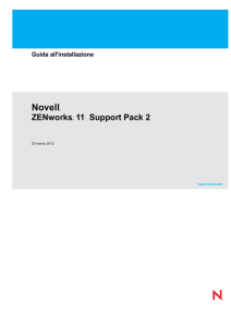 Guida all`installazione di ZENworks 11SP2