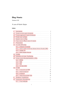 Blog Howto - Il blog di Karim